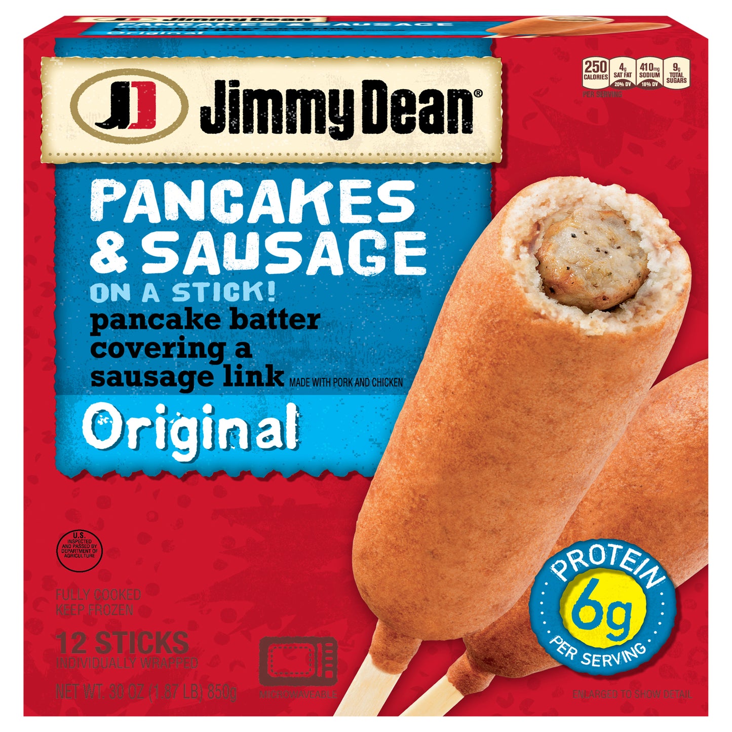 Jimmy Dean Original Pancakes & Sausage 12 ea