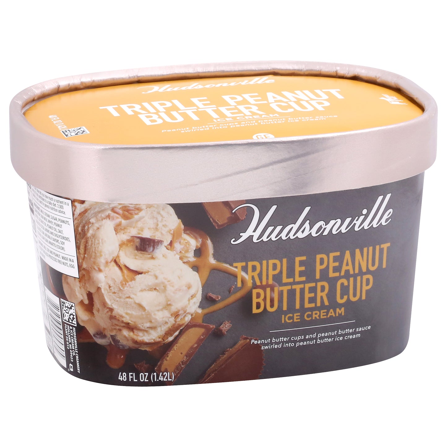 Hudsonville Triple Peanut Butter Cup Ice Cream 48 oz