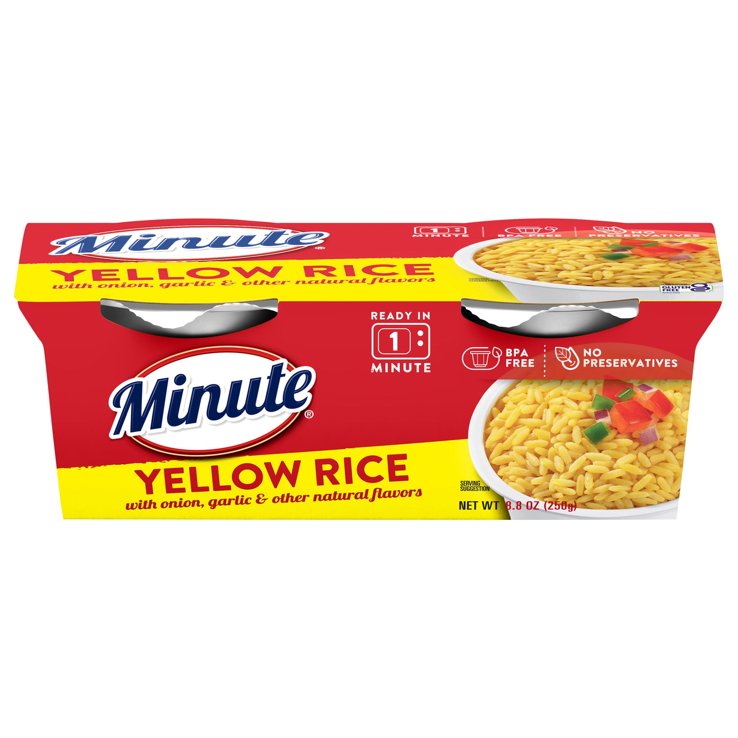 Minute Yellow Rice with Onion, Garlic & Other Natural Flavors 2 ea