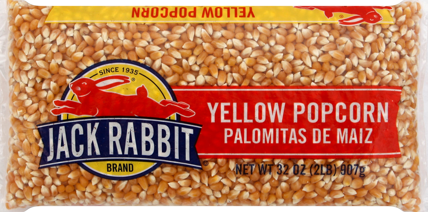 Jack Rabbit JACK RABBIT POPCORN YELLOW 32 OZ