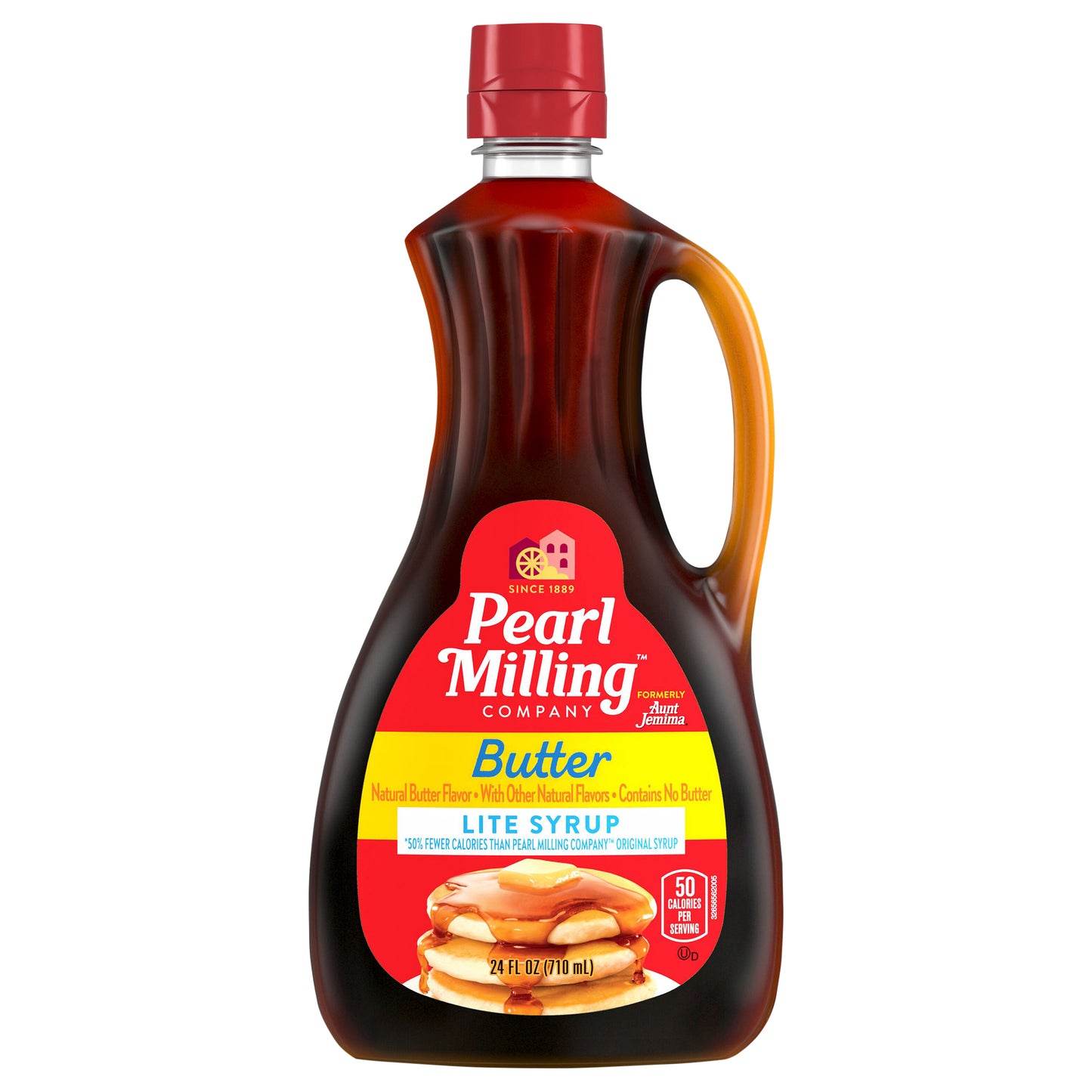 Pearl Milling Company Lite Syrup Natural Butter 24 Fl Oz
