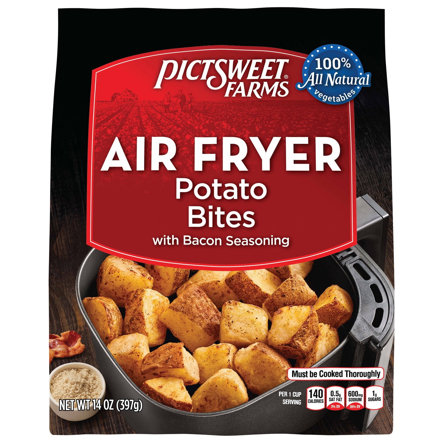 Pictsweet Farms Air Fryer Potato Bites with Bacon Seasoning - 14 oz
