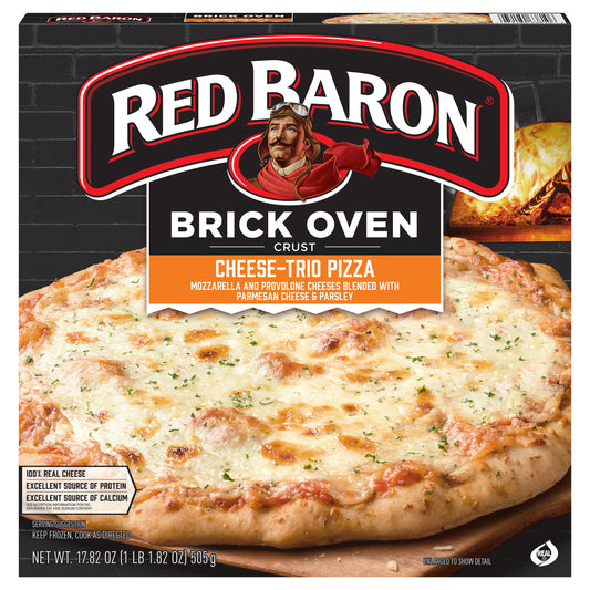 Red Baron Brick Oven Crust Cheese-Trio Pizza 17.82 oz