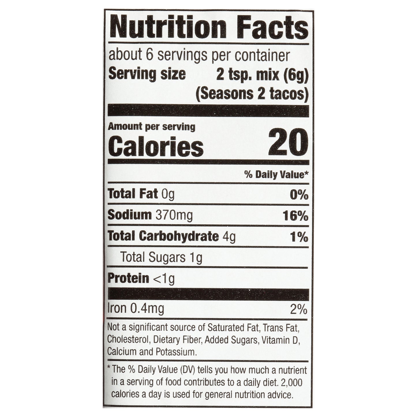 McCormick Taco Seasoning Mix - Gluten Free, 1.25 oz