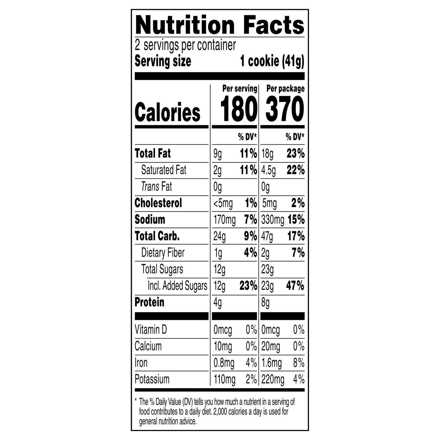 Grandma's Cookies Peanut Butter 2 7/8 Oz