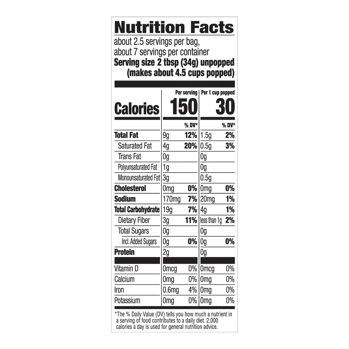 ACT II Kettle Corn Microwave Popcorn, 3-Count 2.75-oz. Bags