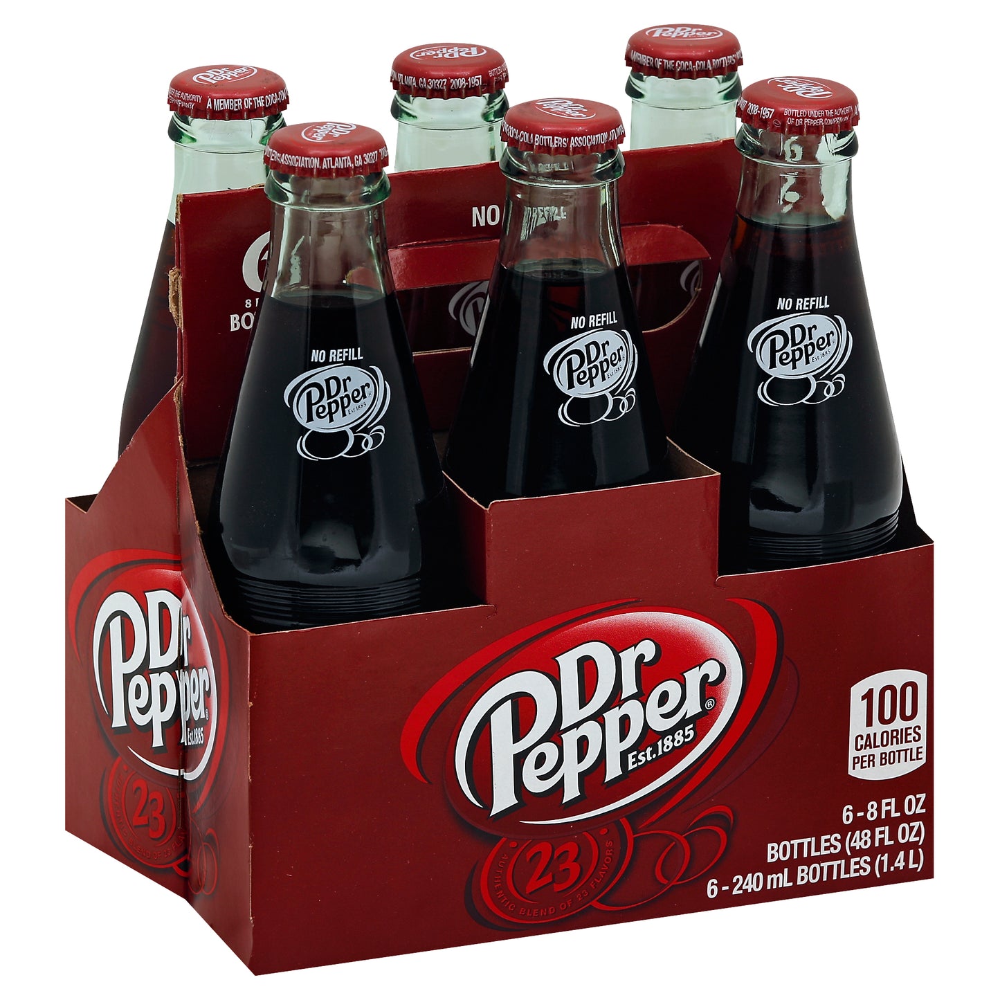 Dr Pepper Soda 6 ea