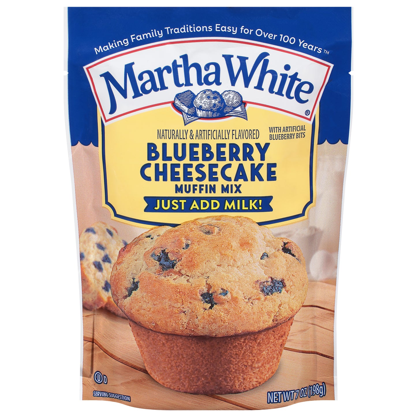 Martha White Blueberry Cheesecake Muffin Mix 7 oz