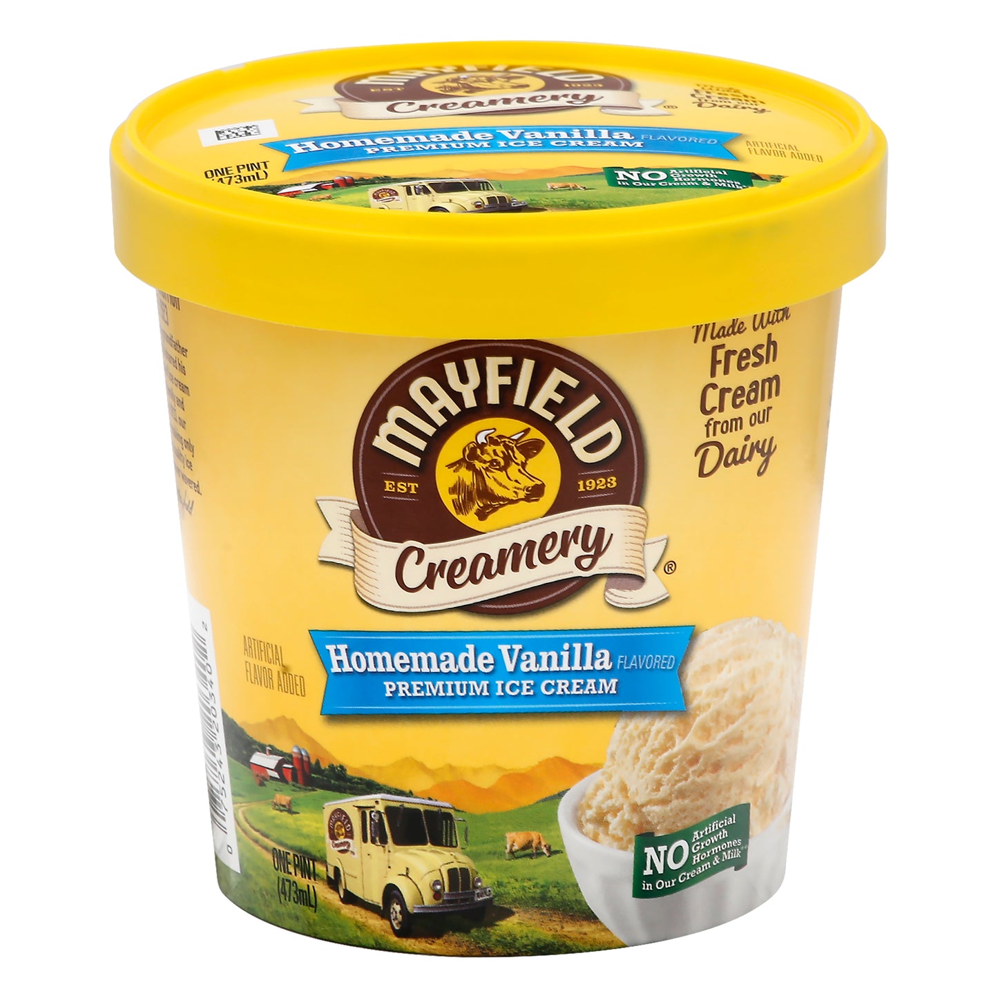 Mayfield Creamery Homemade Vanilla Flavored Premium Ice Cream 1 pt