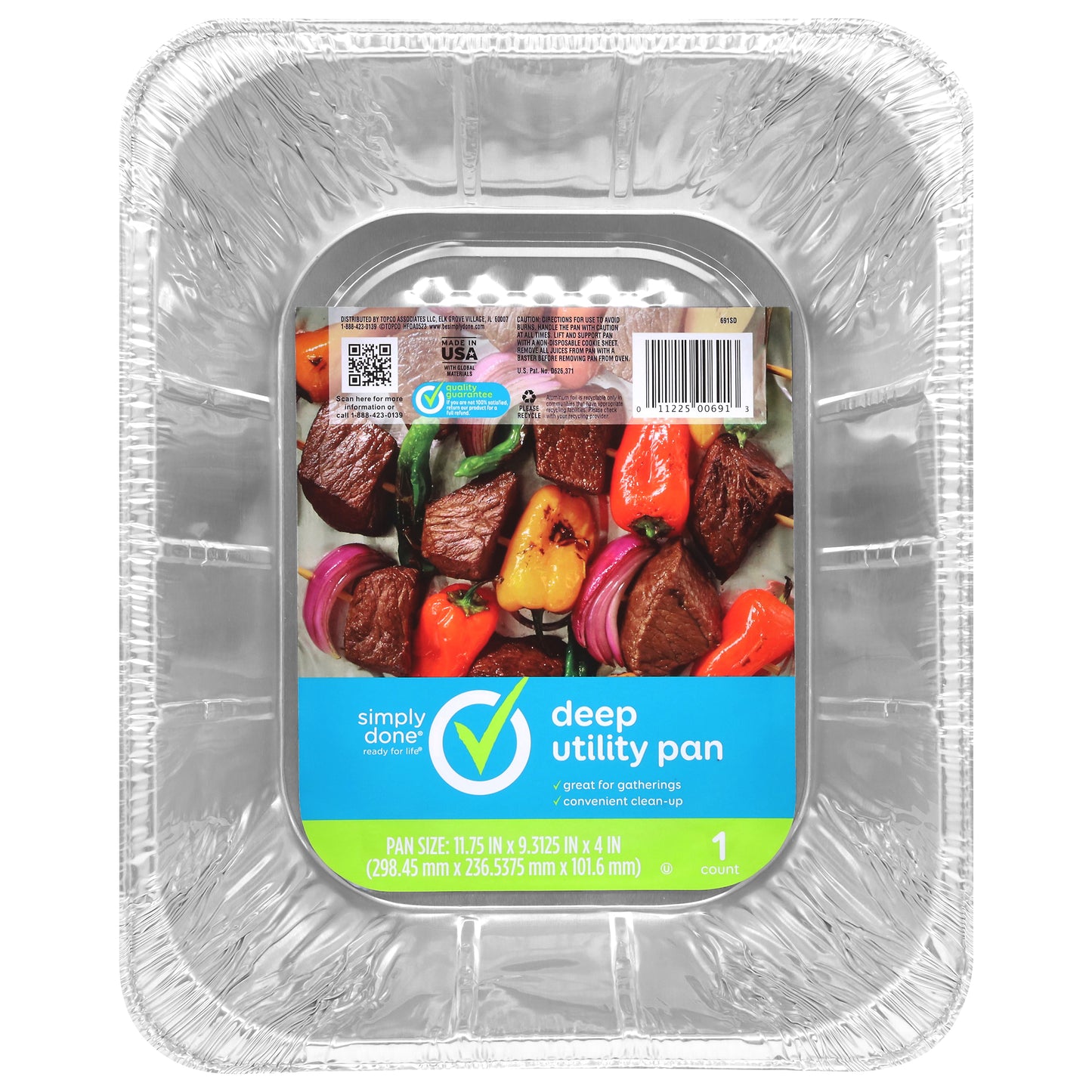 Simply Done Deep Utility Pan 1 ea