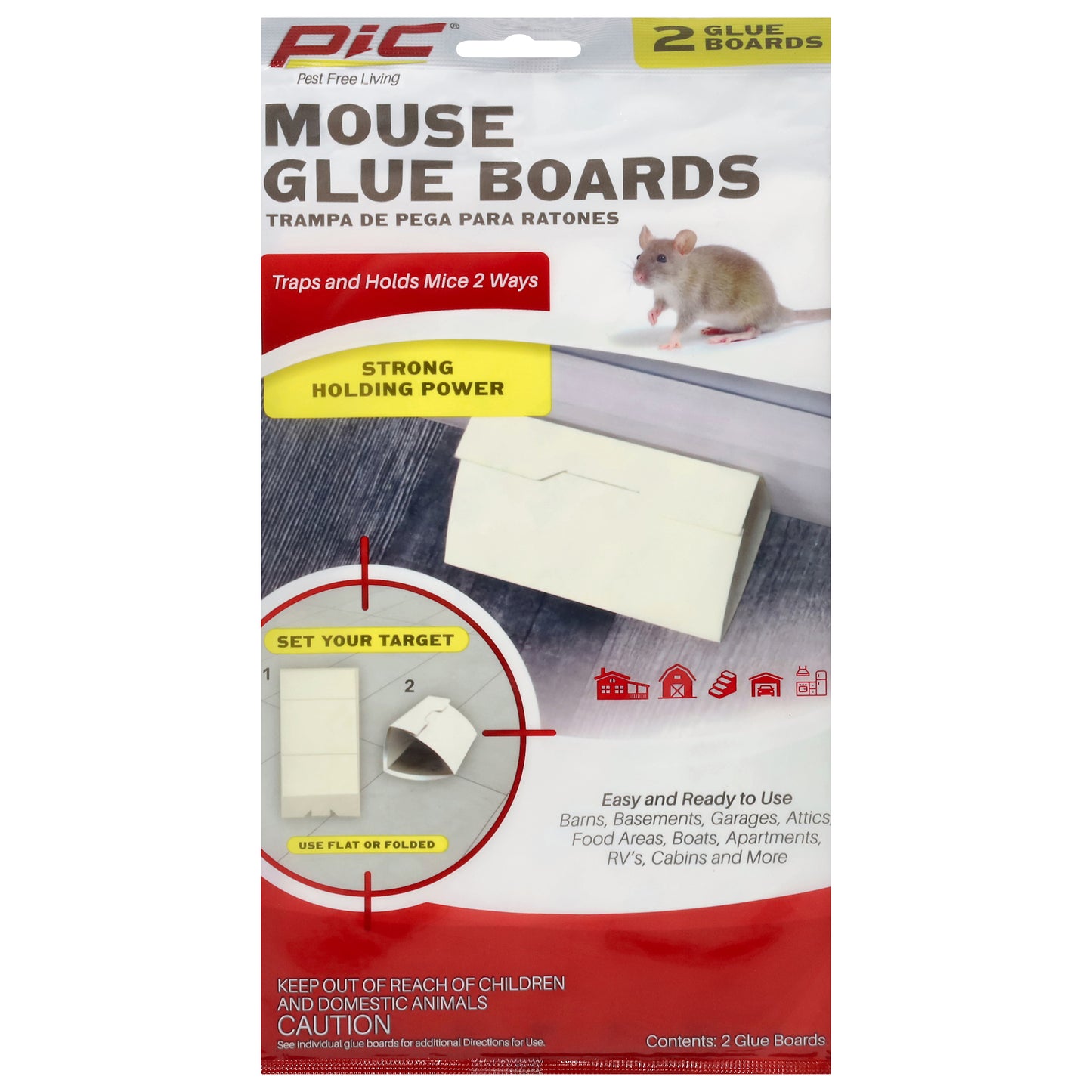 PIC Mouse Glue Boards 2 ea