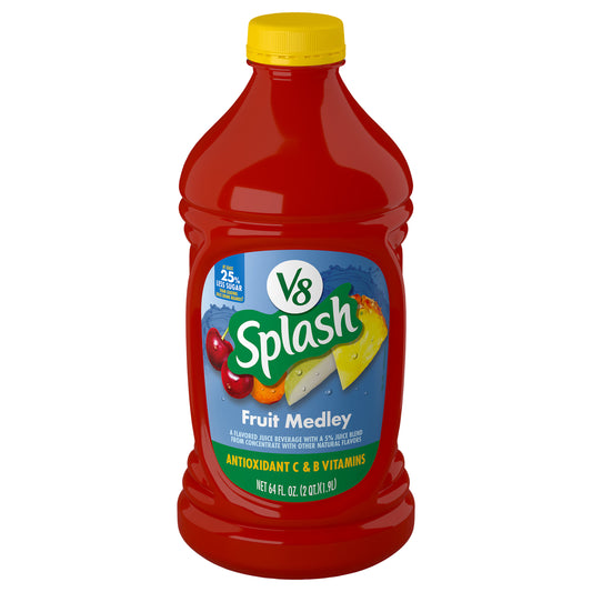 V8 Splash Fruit Medley Juice Beverage 64 oz