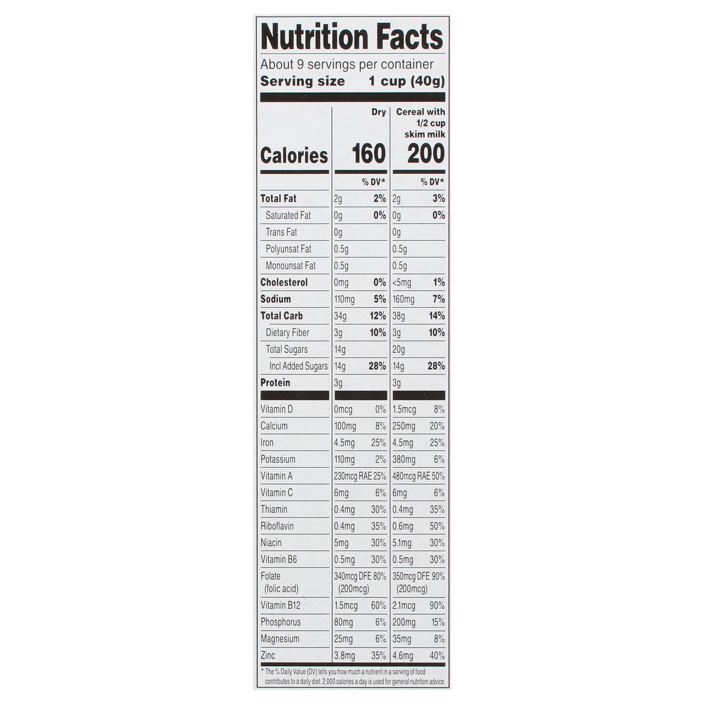 Food Club Toasted Oats Apple Cinnamon Cereal 13 oz