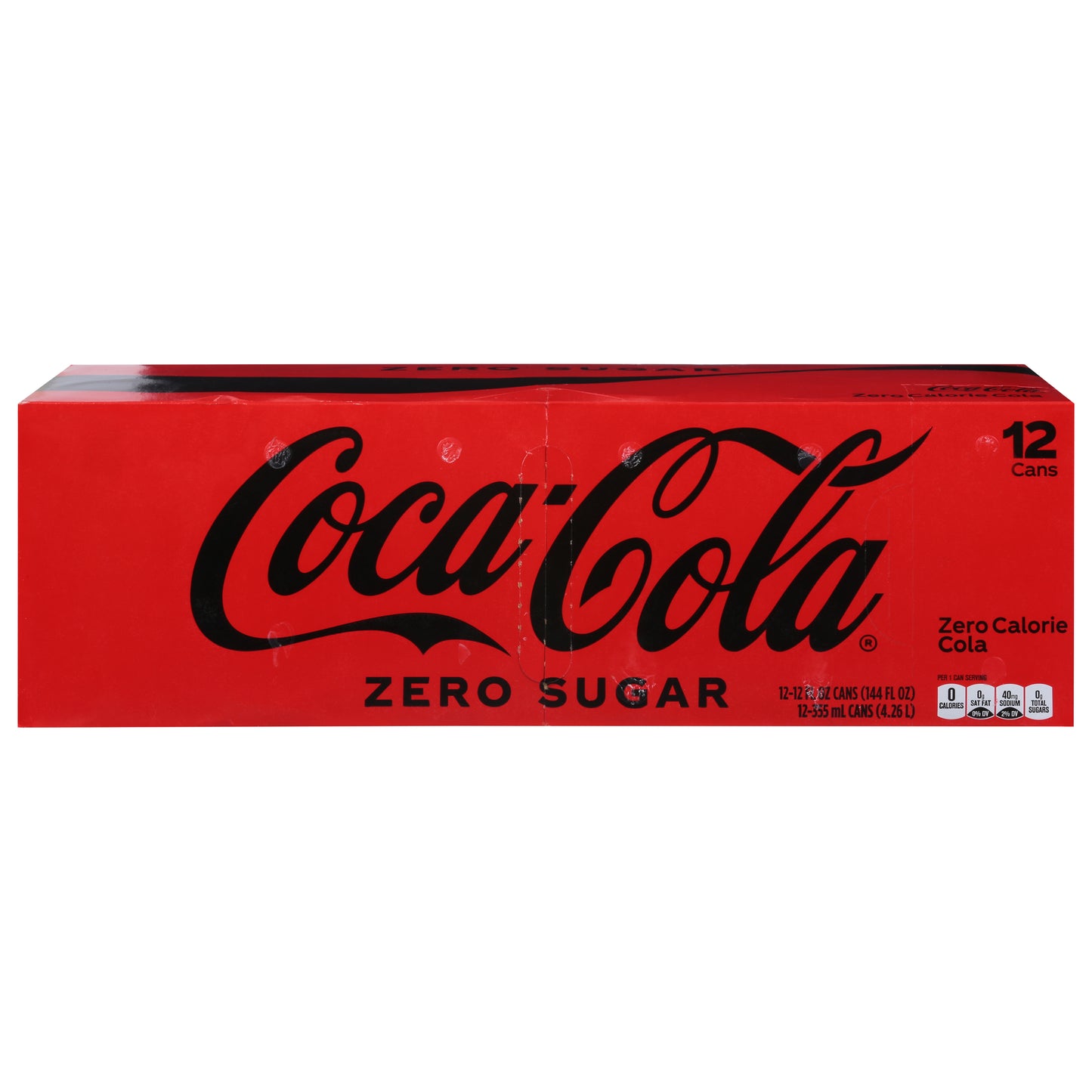 Coca-Cola Fridge Pack Zero Sugar Cola 12 - 12 fl oz Cans