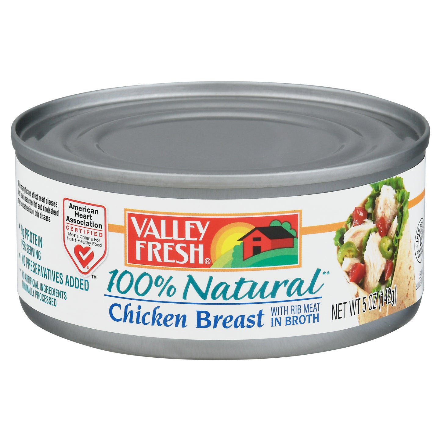Valley Fresh 100% Natural Chicken Breast in Broth 5 oz