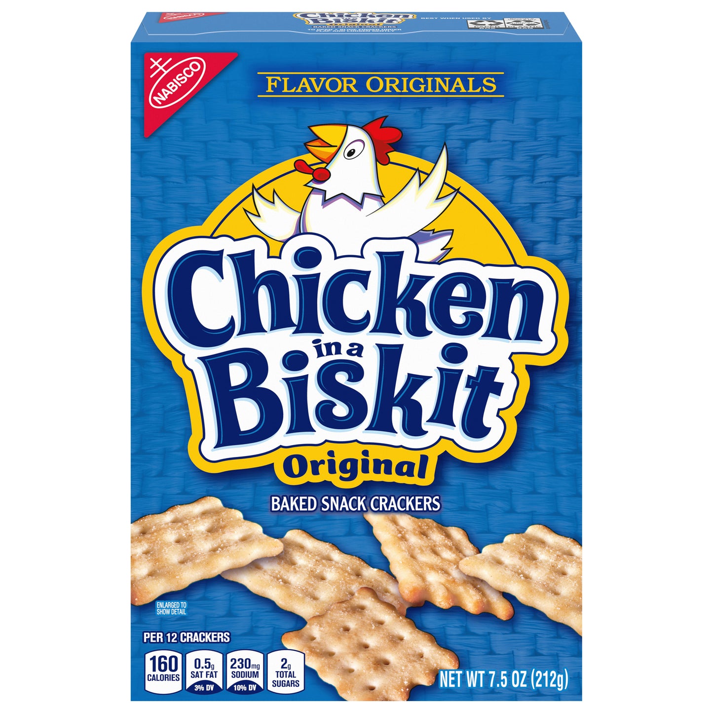 Chicken in a Biskit Original Baked Snack Crackers, 7.5 oz