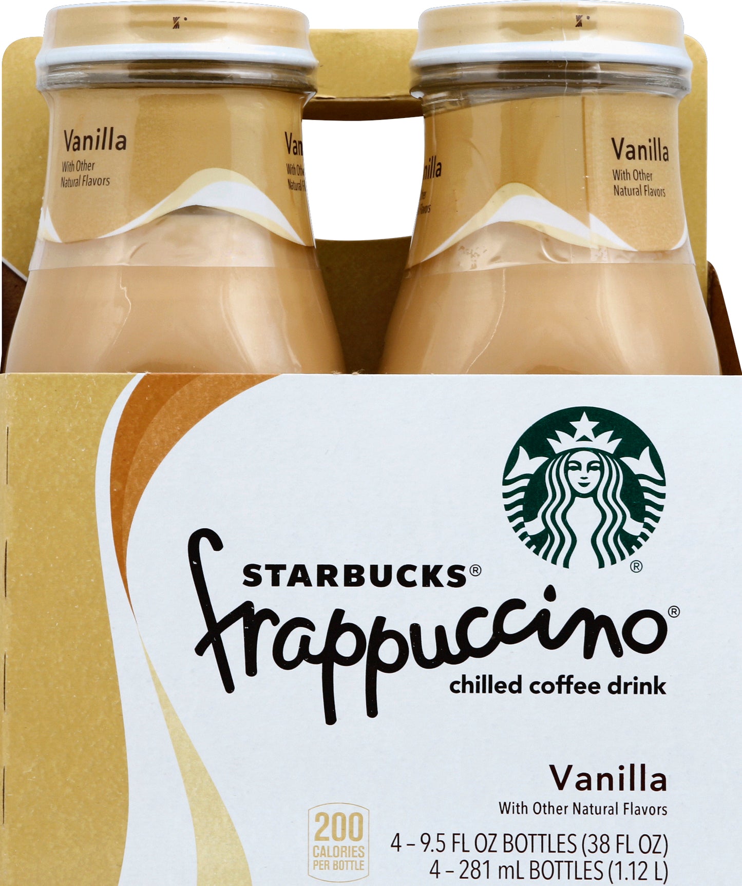 Starbucks Coffee Drink 4 ea - frappuccino chilled coffee drink Vanilla With Other Natural Flavors