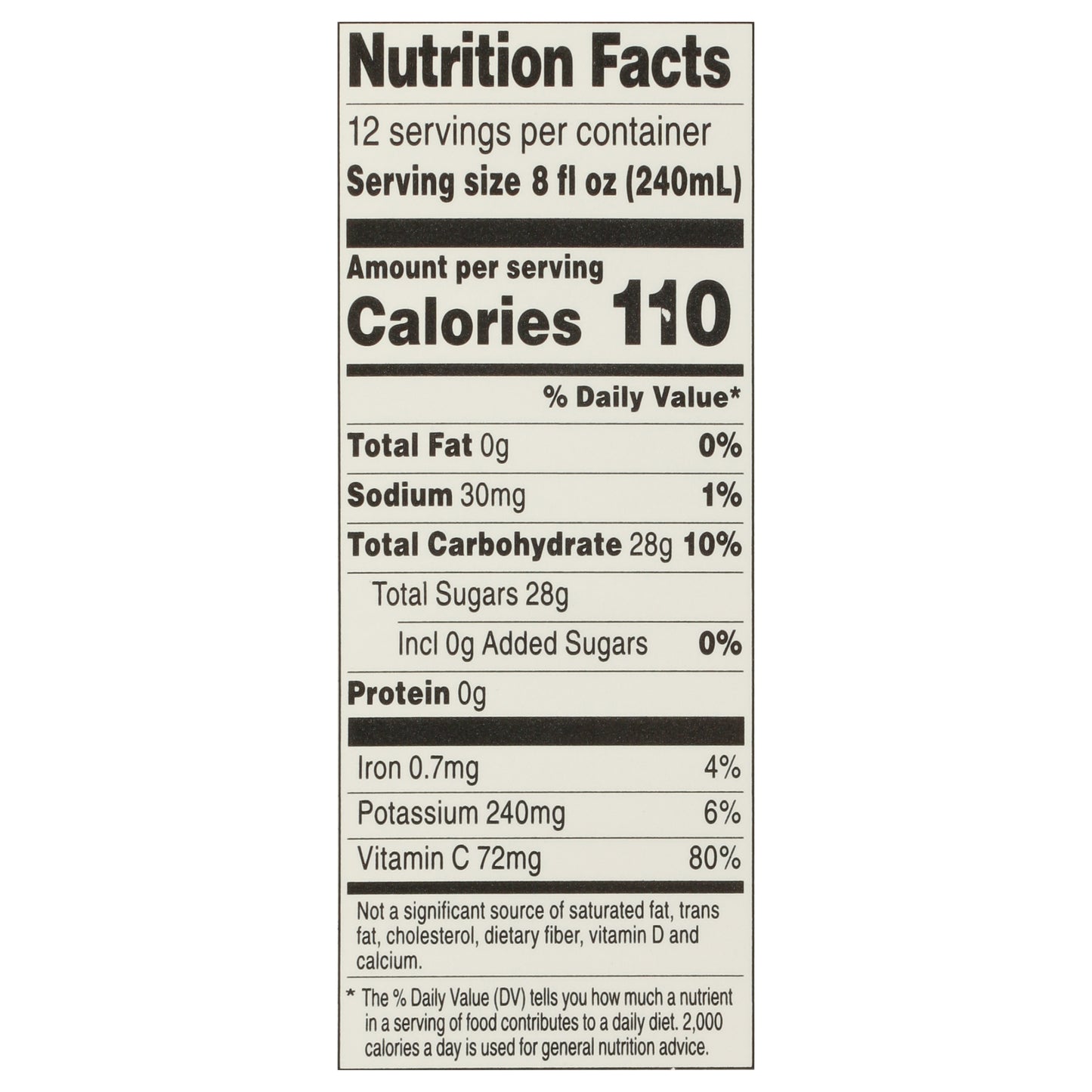 Food Club 100% Unsweetened Apple Juice from Concentrate 96 fl oz