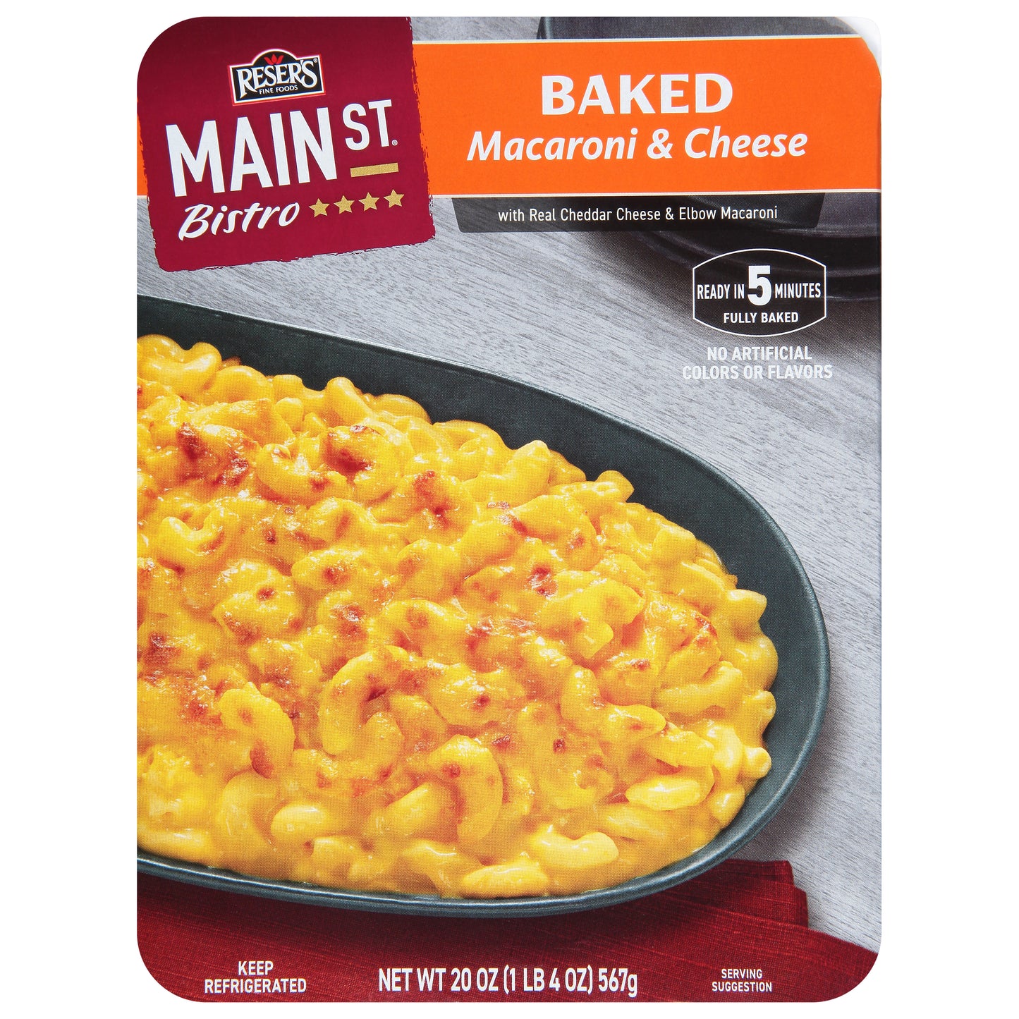 Main St Bistro Baked Macaroni & Cheese 20 oz