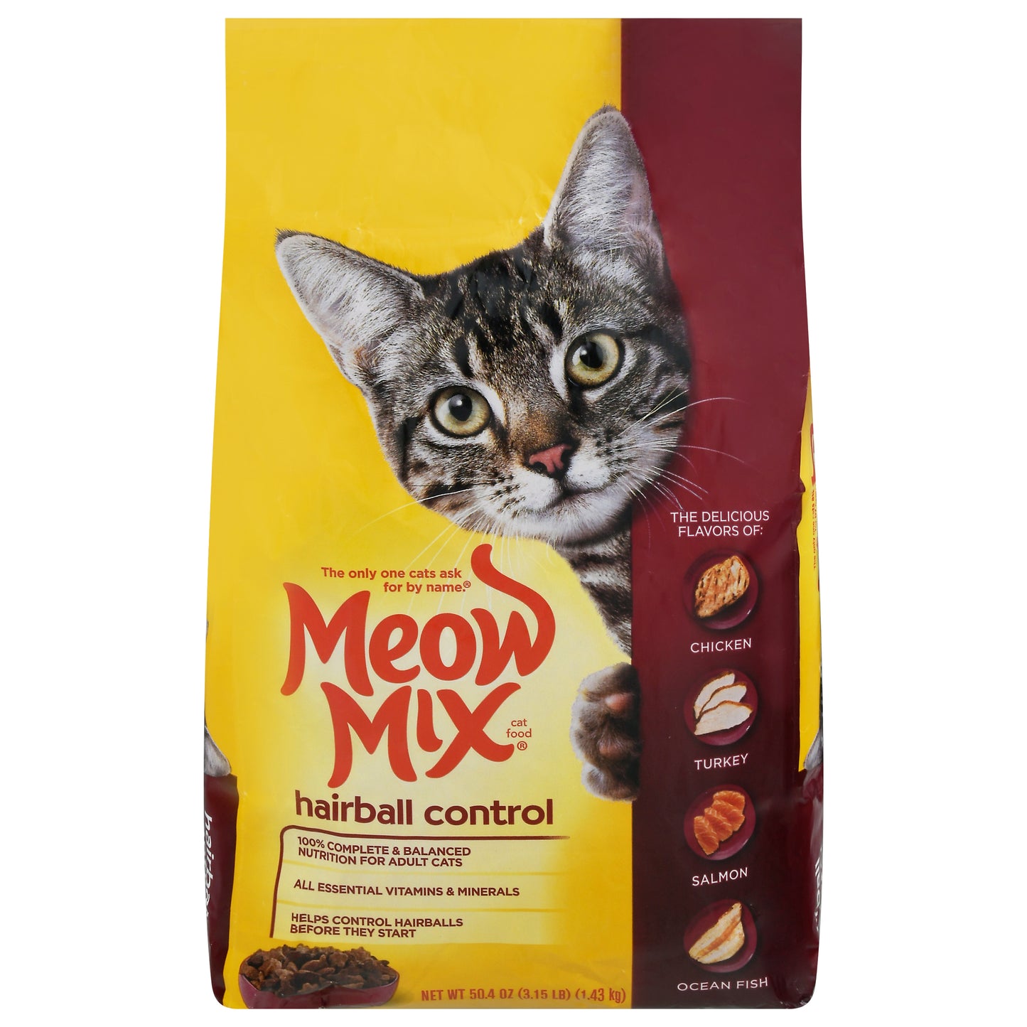 Meow Mix Hairball Control Cat Food 50.4 oz