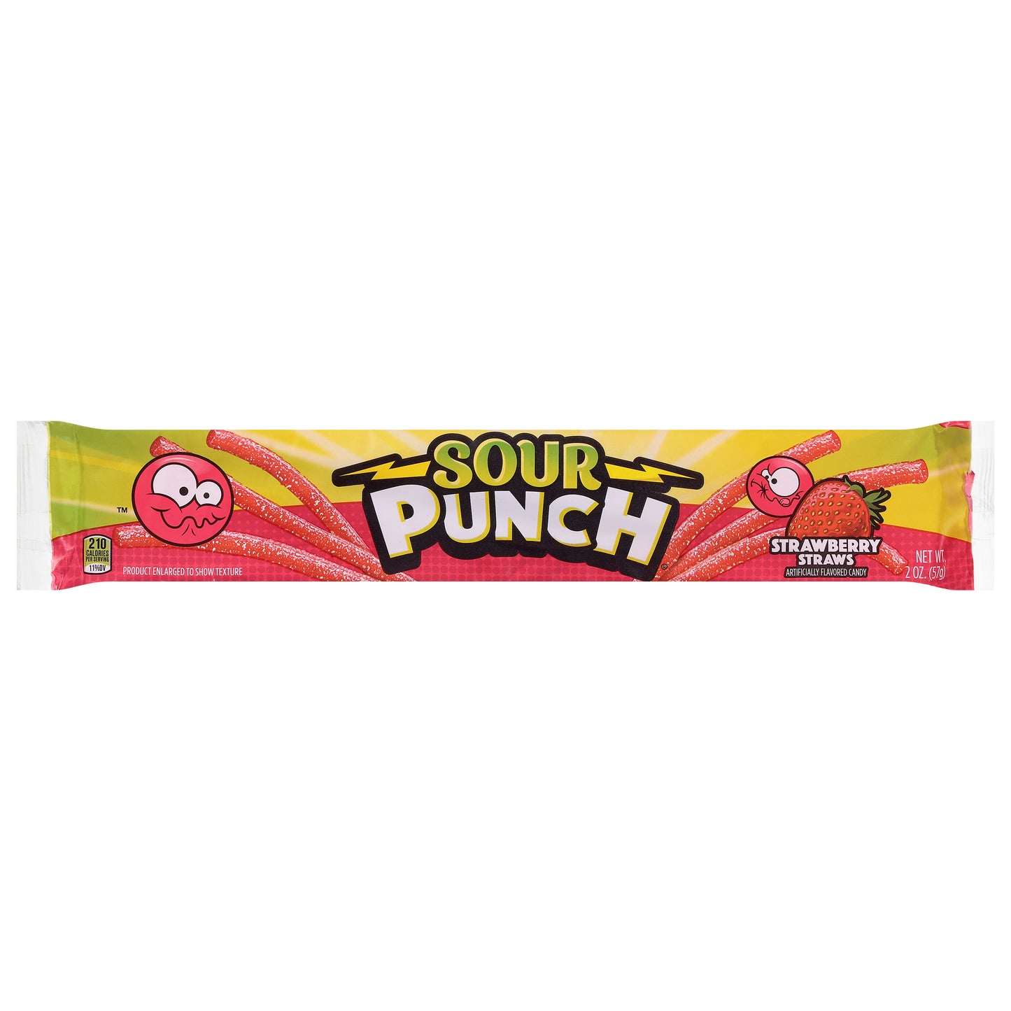Sour Punch Strawberry Straws Candy 2 oz