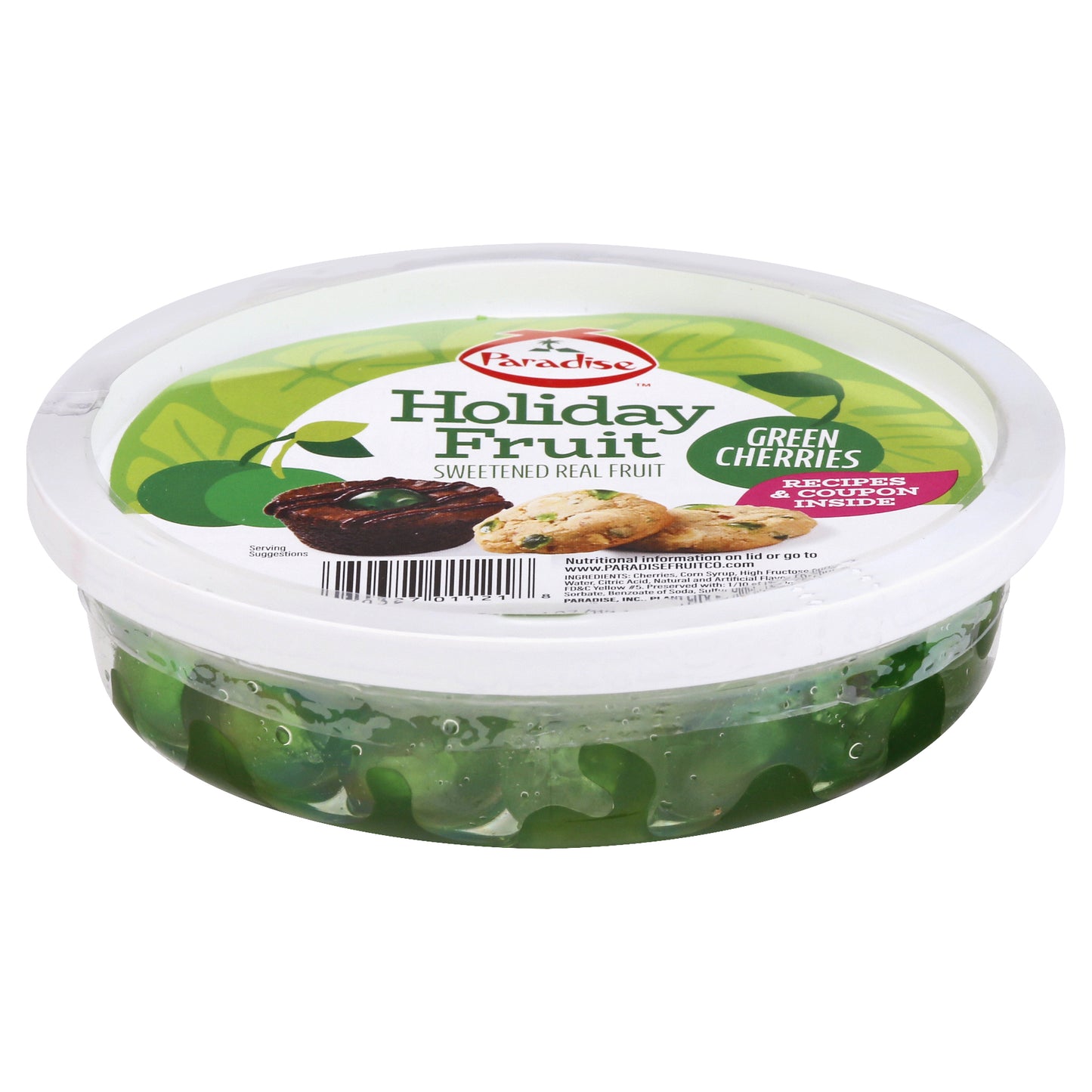 Paradise Green Cherries 4 oz