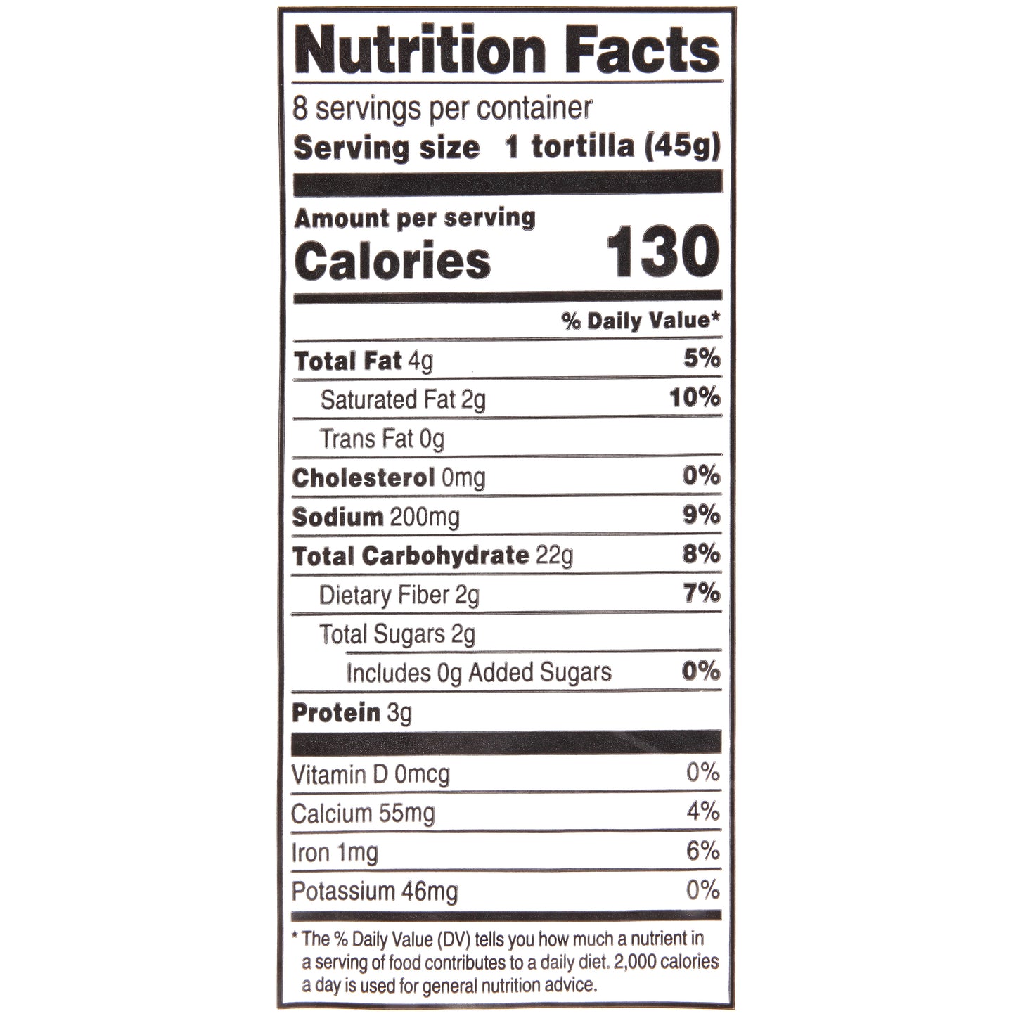 Whole Wheat Soft Taco Tortillas