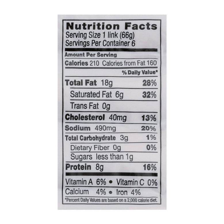 Johnsonville Chili Cheese Smoked Sausages 14 oz