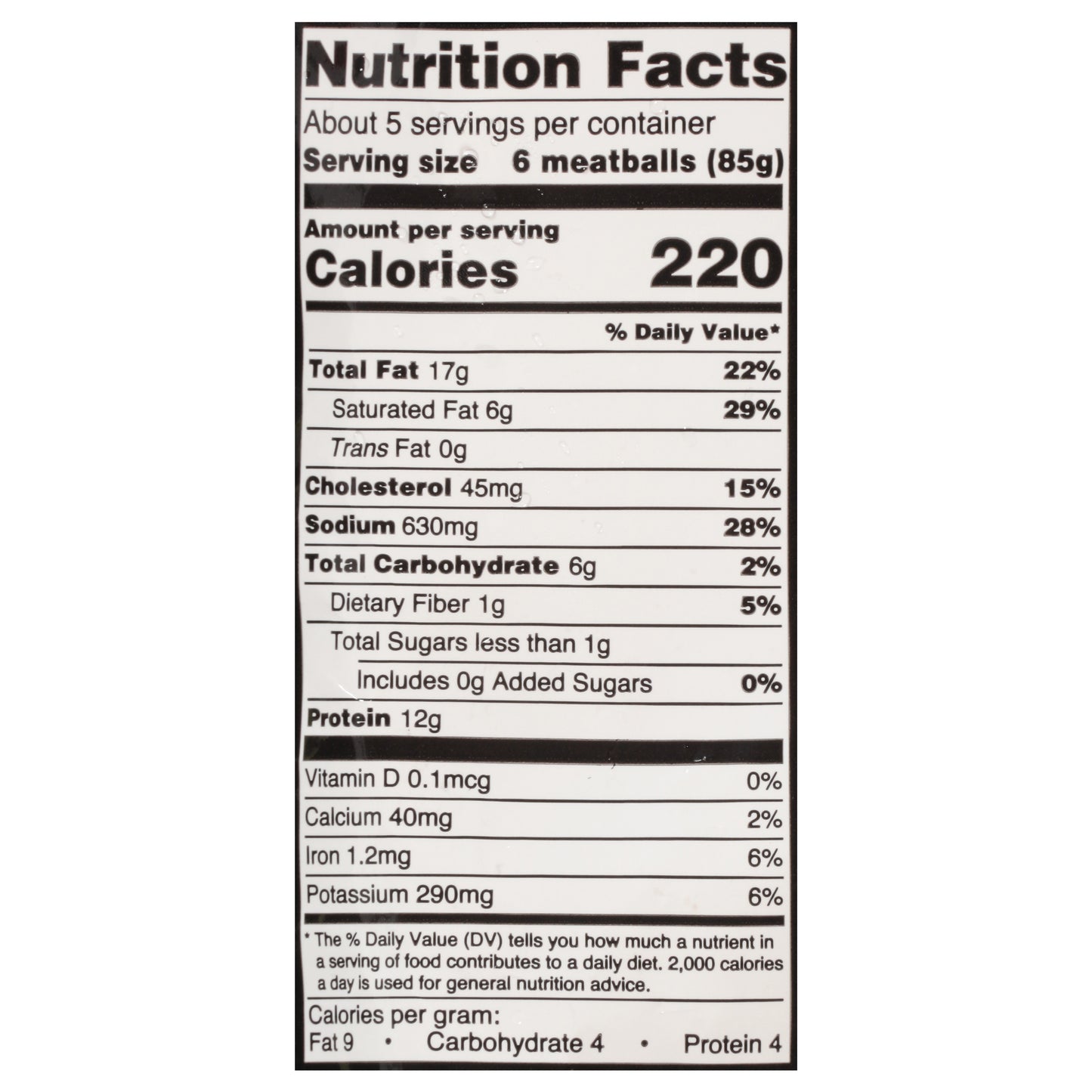 Mama Lucia Italian Style Classic Flame Broiled Flavor Meatballs Bite Size 16 oz