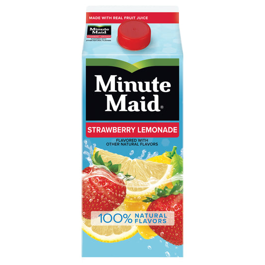 Minute Maid Strawberry Lemonade Carton, 59 fl oz