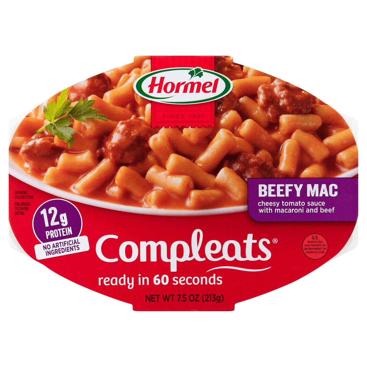 Hormel Compleats Beefy Mac 7.5 oz