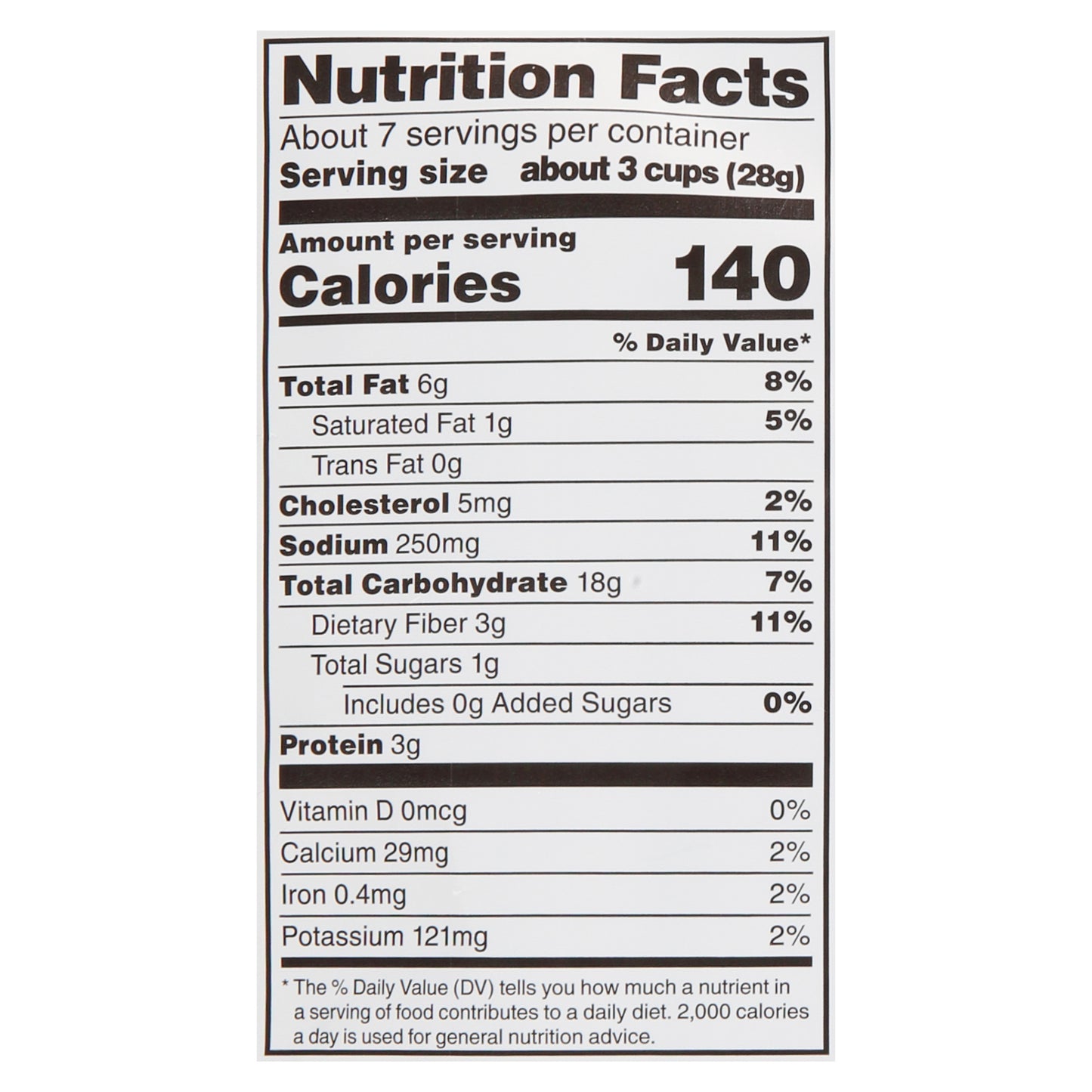 Crav'n Flavor White Cheddar Flavored Popcorn 6.75 oz