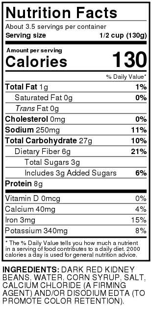 Dark Red Kidney Beans