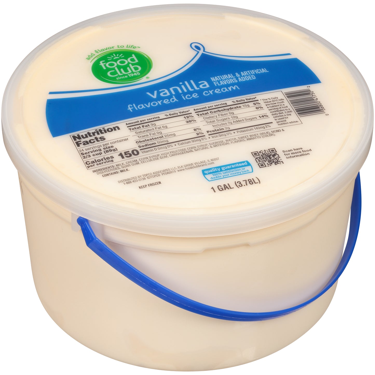Vanilla Flavored Ice Cream