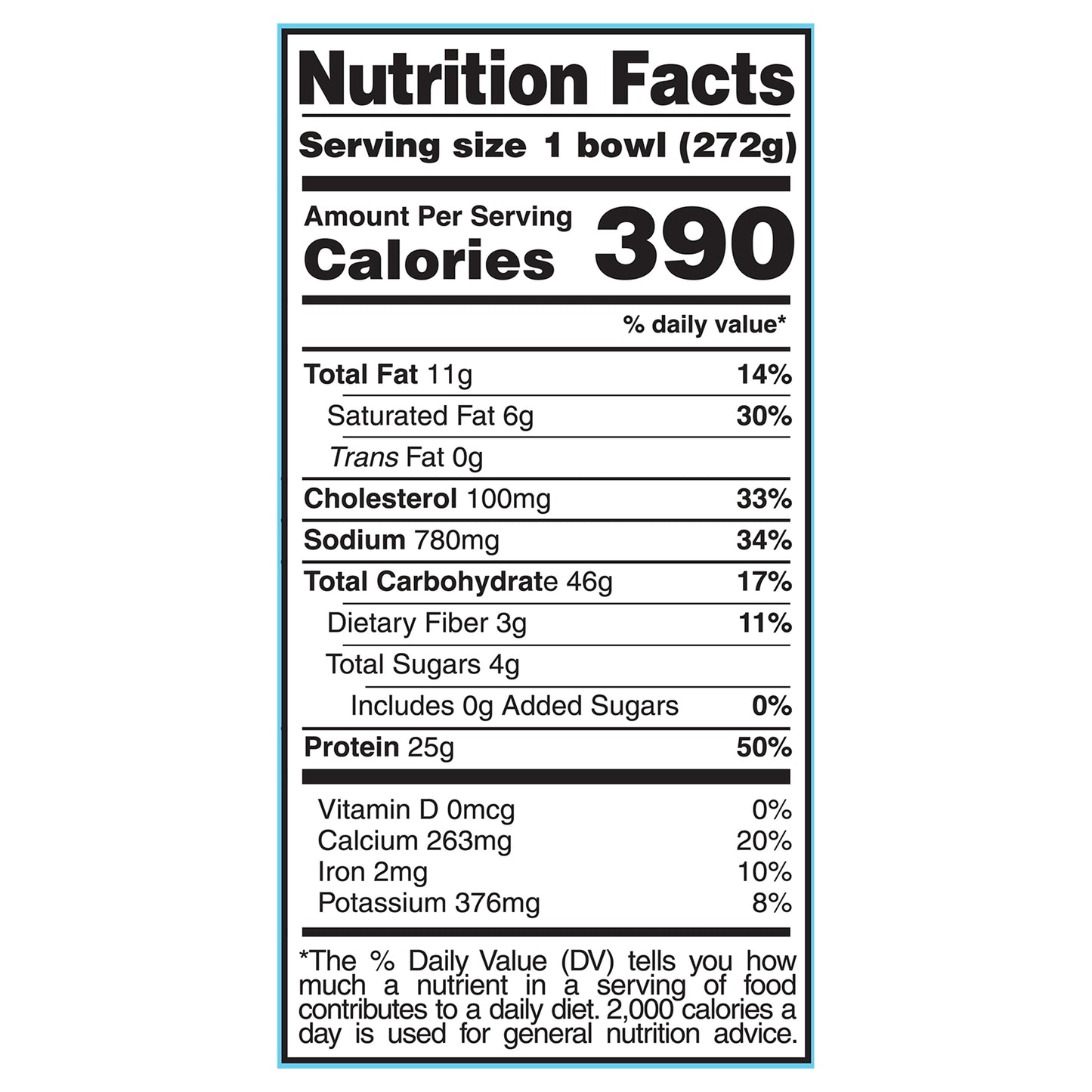 Scott & Jon's Shrimp Alfredo Pasta Bowl 9.6 oz Frozen Meal