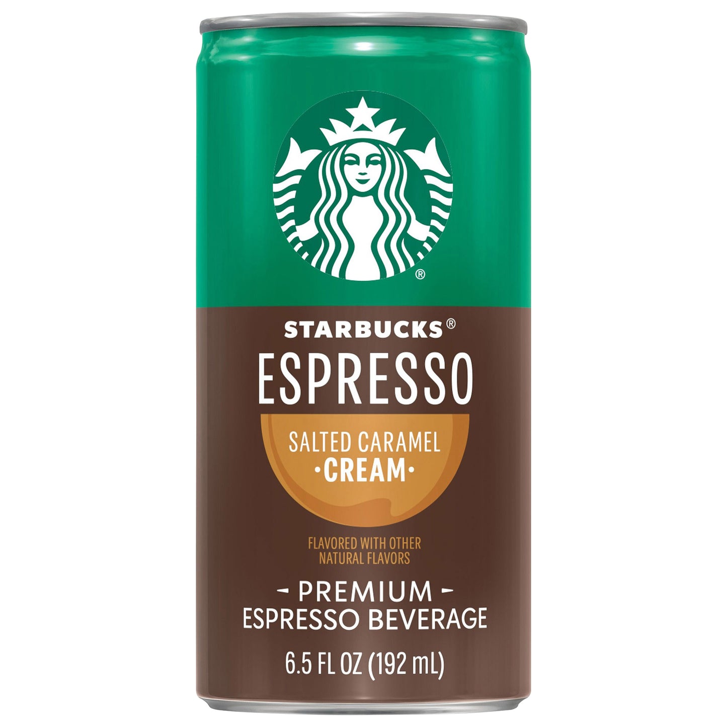Starbucks Doubleshot Espresso Premium Espresso Beverage Espresso & Salted Caramel Cream 6.5 Fl Oz Can