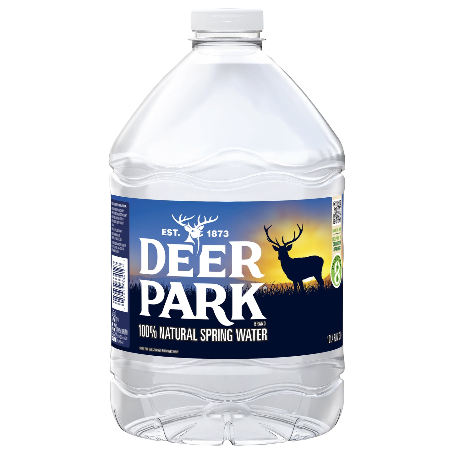 DEER PARK Brand 100% Natural Spring Water, 101.4-ounce plastic jug