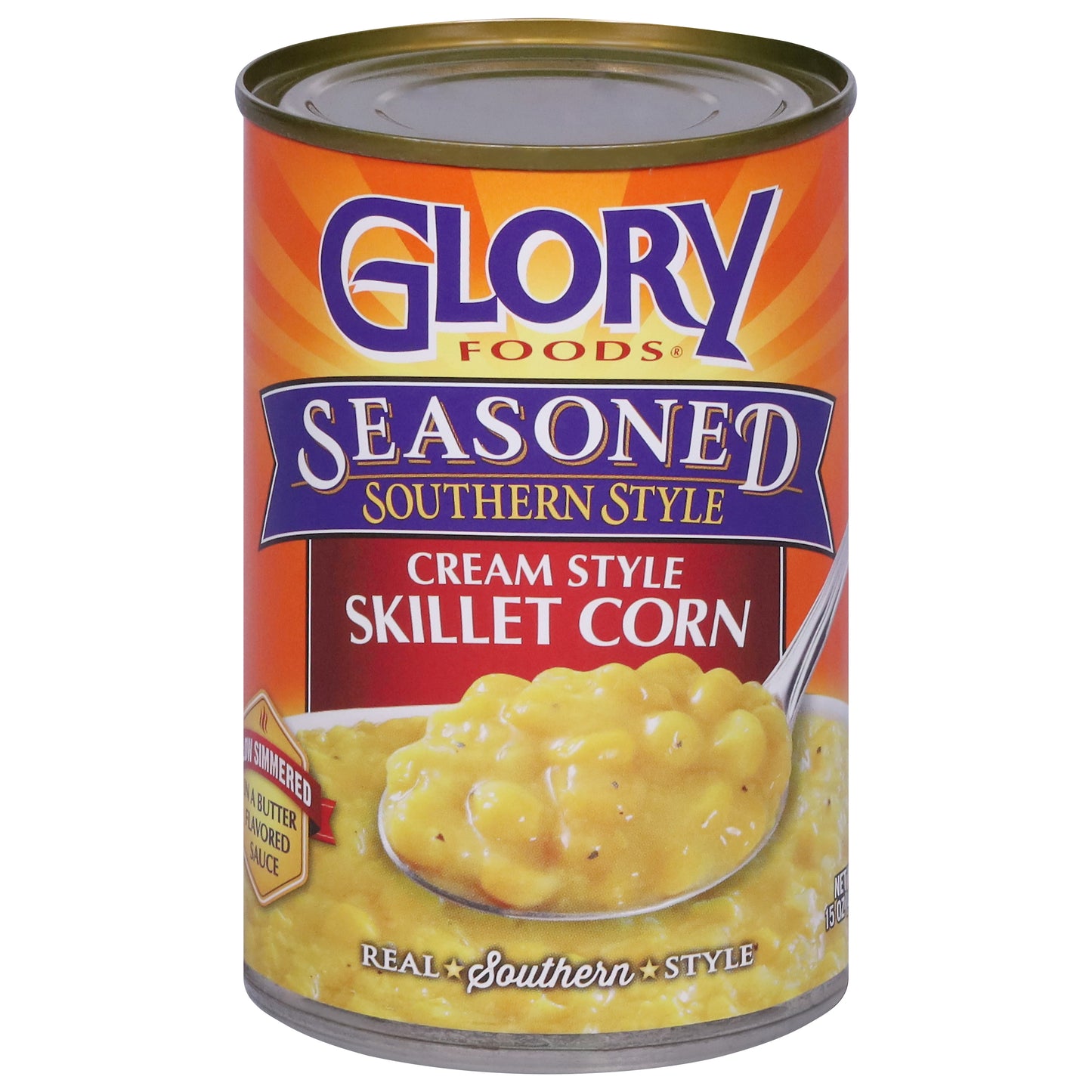 Glory Seasoned Southern Style Cream Style Skillet Corn 15 oz