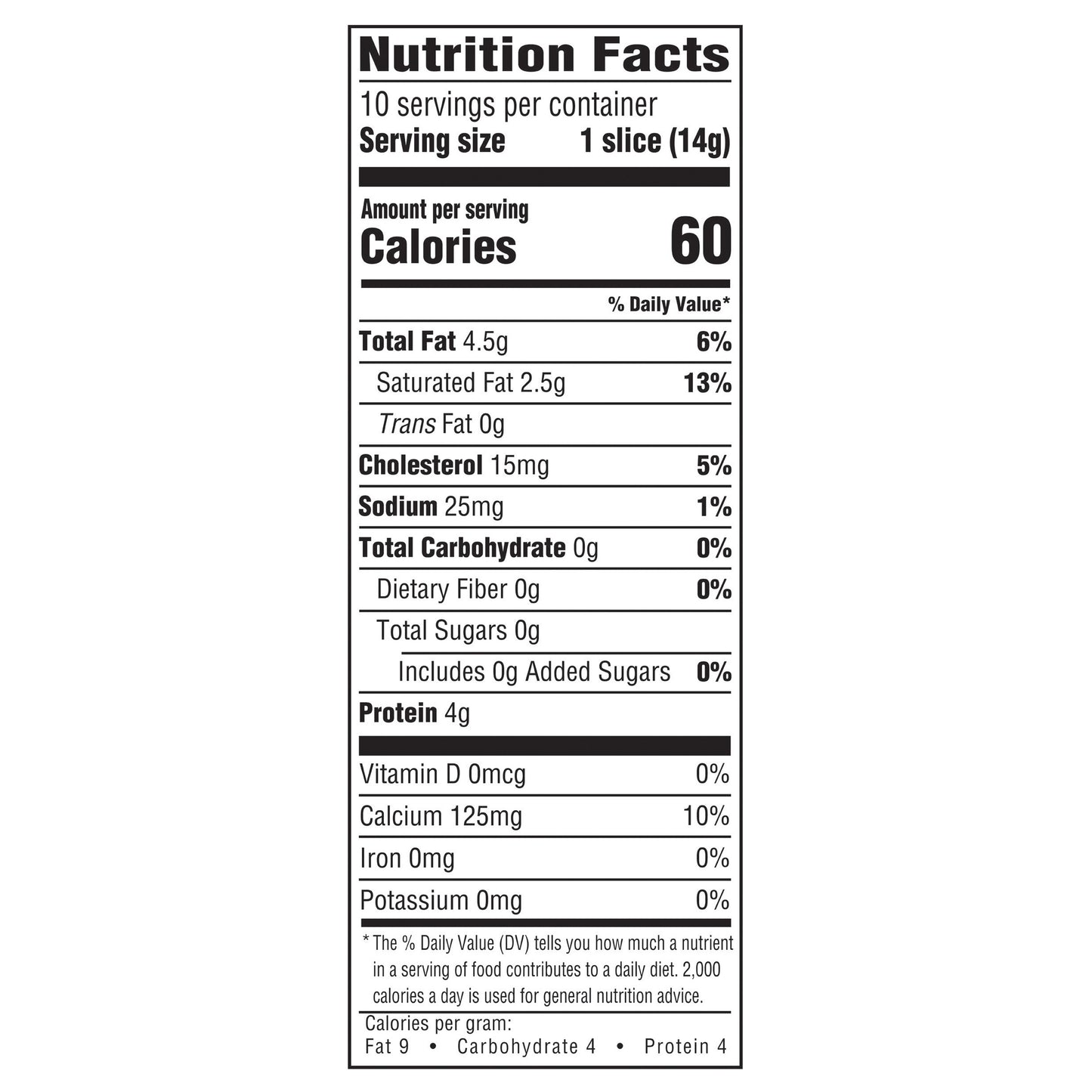 Borden Swiss Slices, 5oz