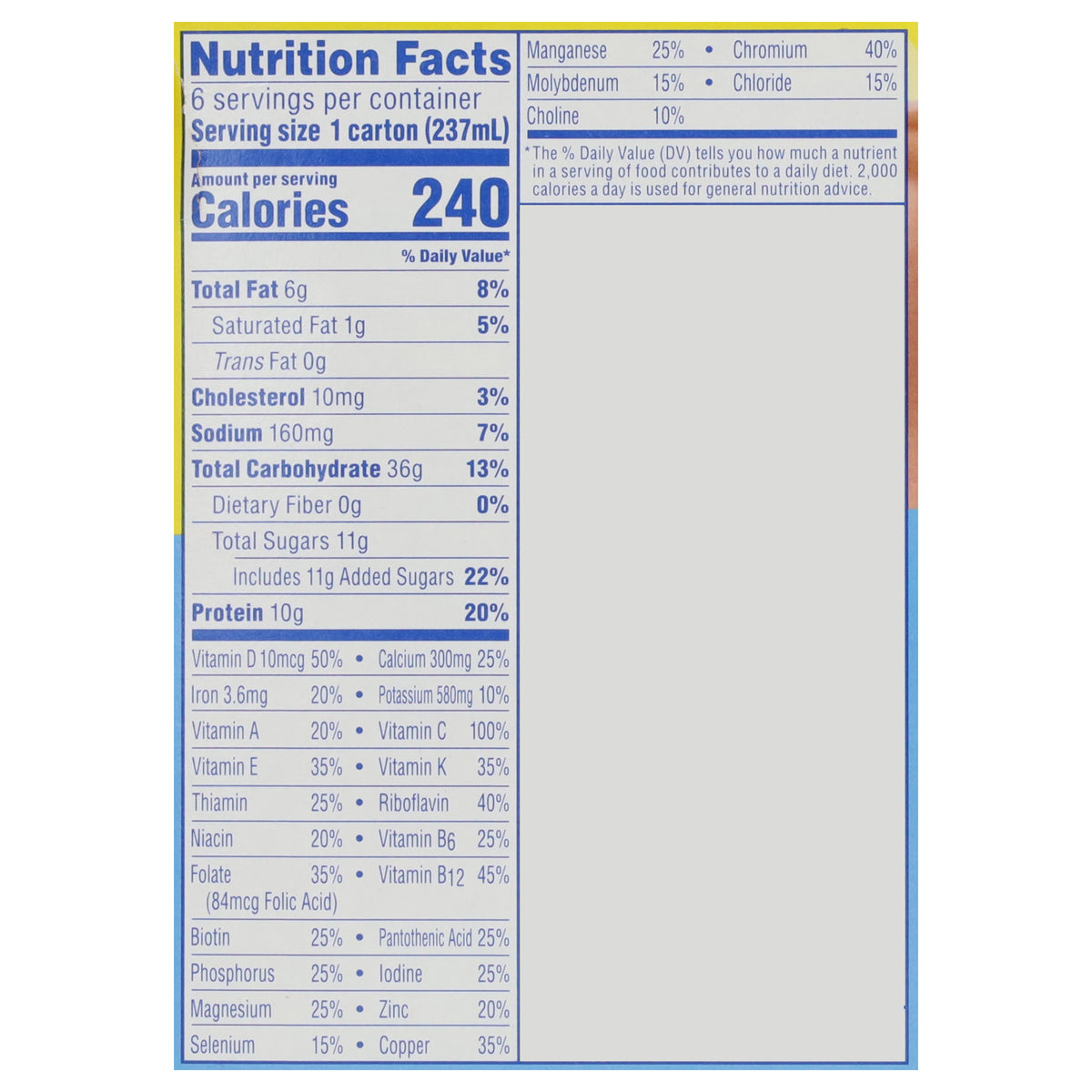 Carnation Breakfast Essentials Rich Milk Chocolate Nutritional Drink 6 - 8 fl oz Cartons