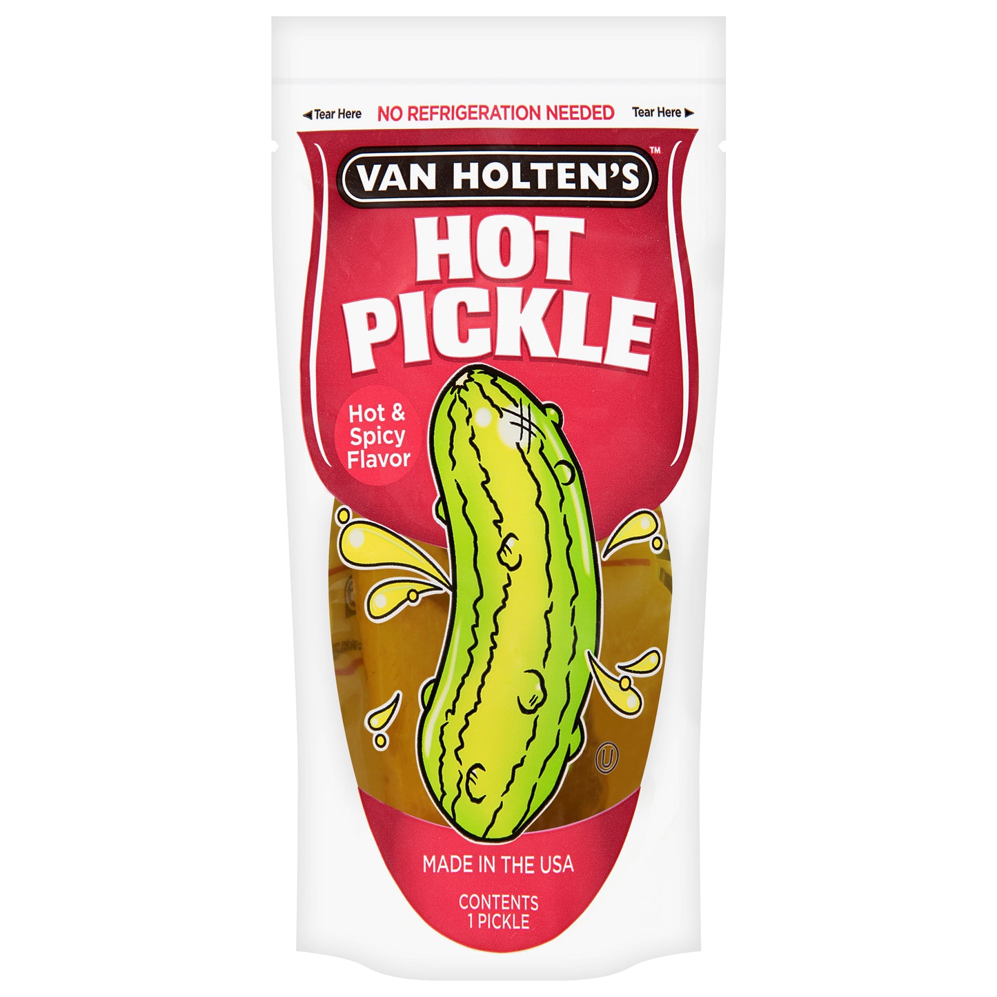 Van Holten's Hot Hot & Spicy Flavor Pickle 1 ea