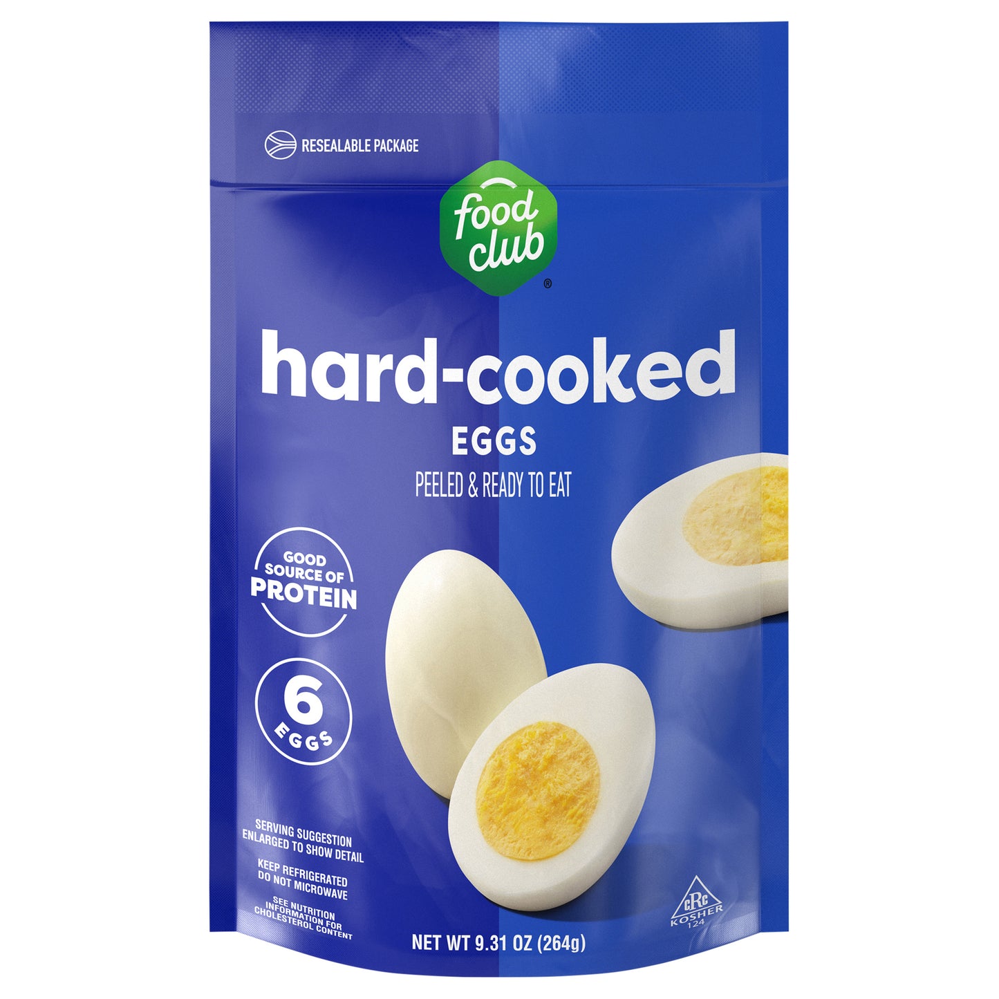 Food Club Hard-Cooked Eggs 6 ea