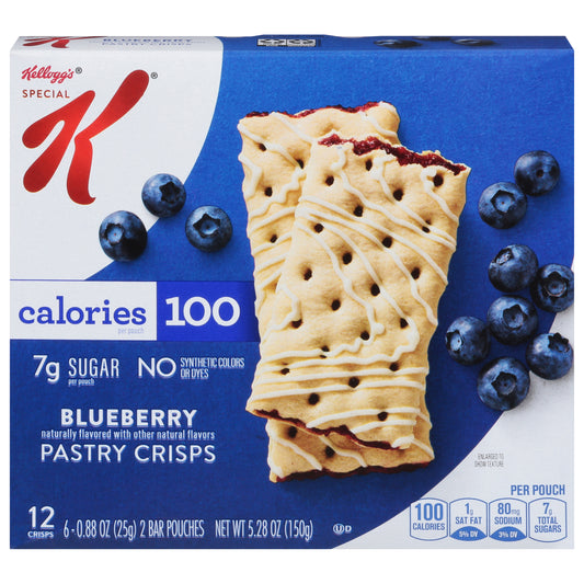 Special K Blueberry Pastry Crisps 6 - 2 Bar Pouches