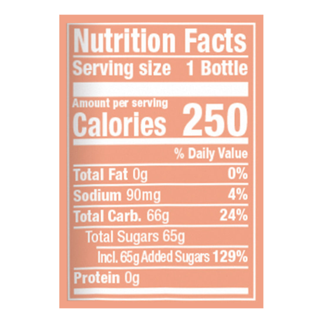 Sunkist Peach Soda, .5 L bottles, 6 pack