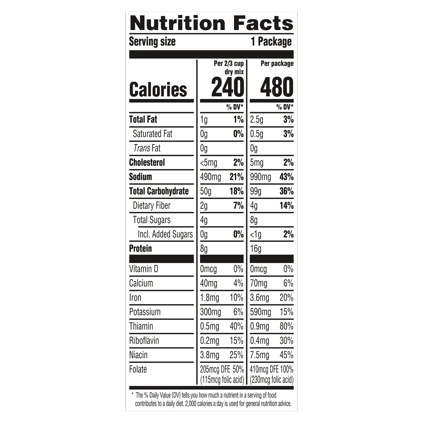 Knorr 4.4 oz Pasta Sides Creamy Garlic Shells