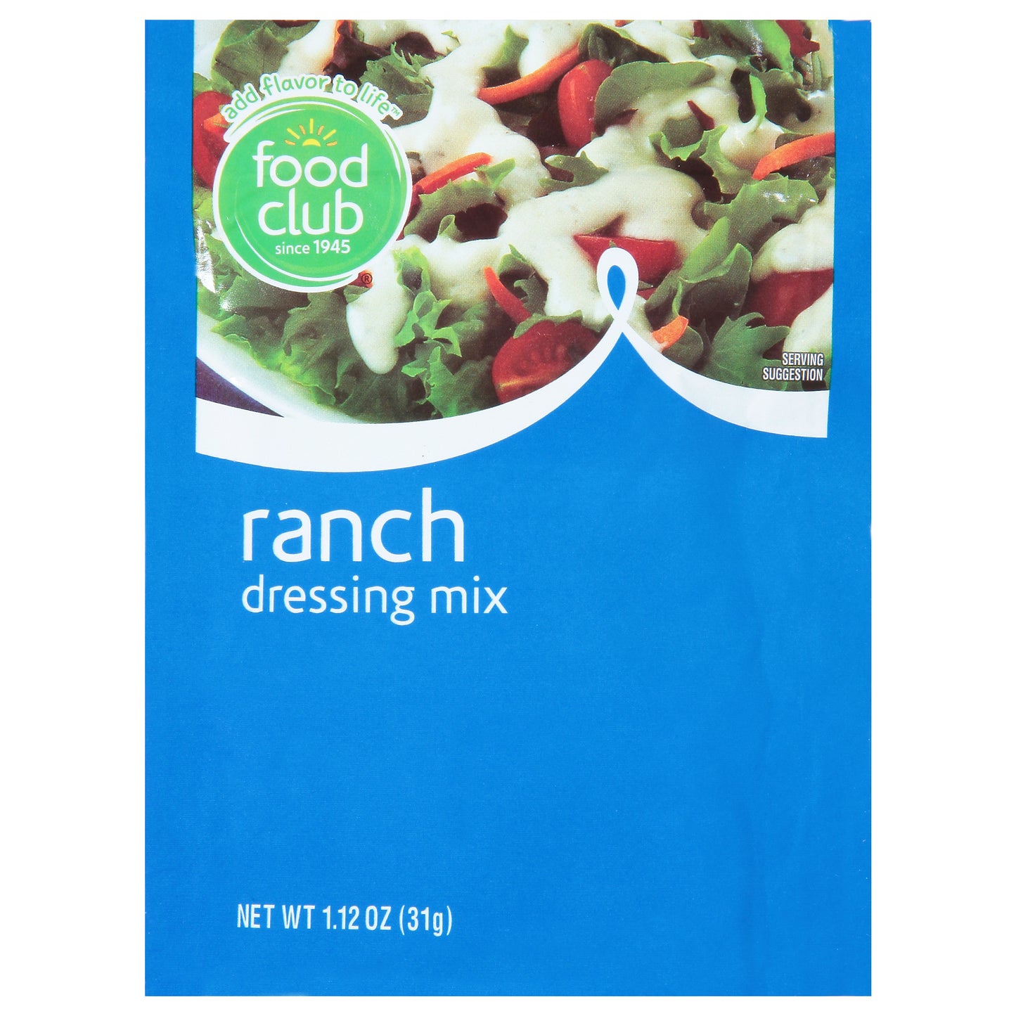 Food Club Ranch Dressing Mix 1.12 oz