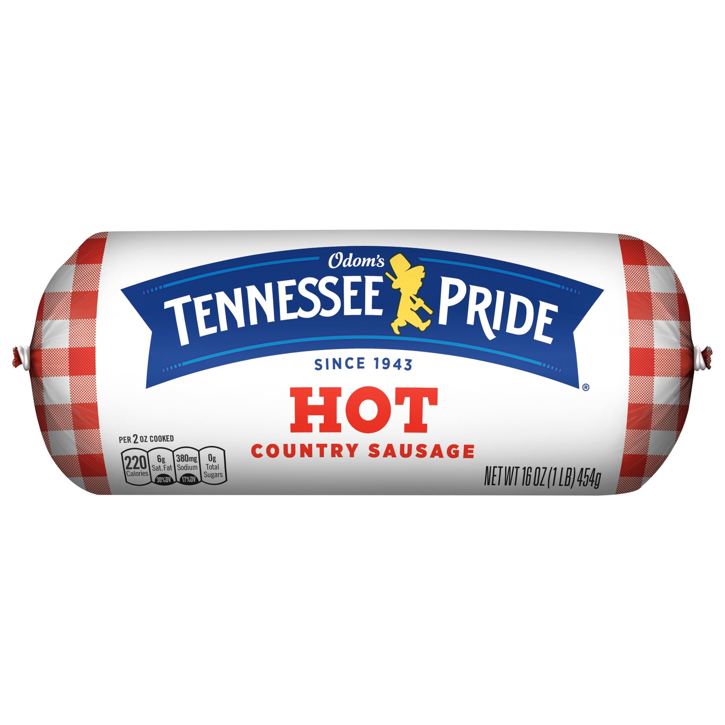 Odom's Tennessee Pride Hot Breakfast Sausage Roll, 16 OZ