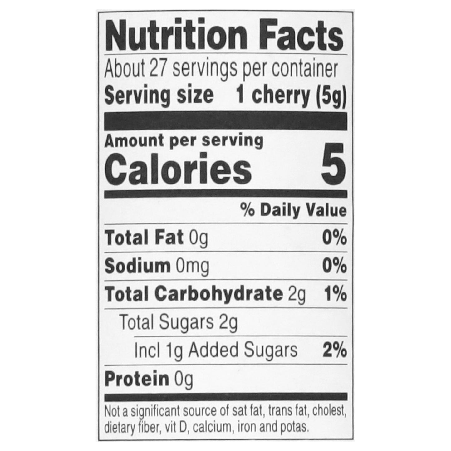 Food Club Whole Maraschino Cherries with Stems 10 oz