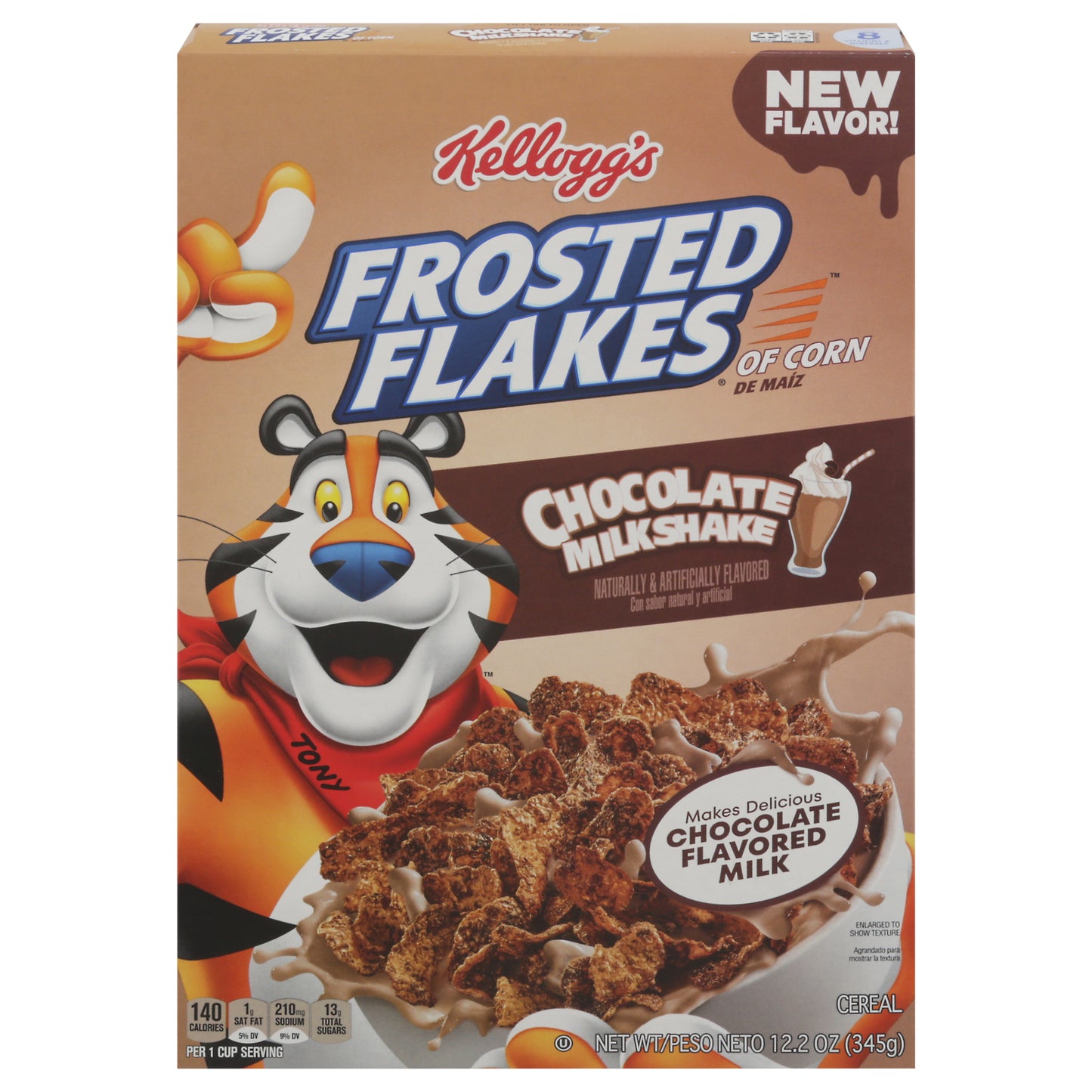 Frosted Flakes Frosted Flakes Chocolate Milkshake Cereal 12.2 oz