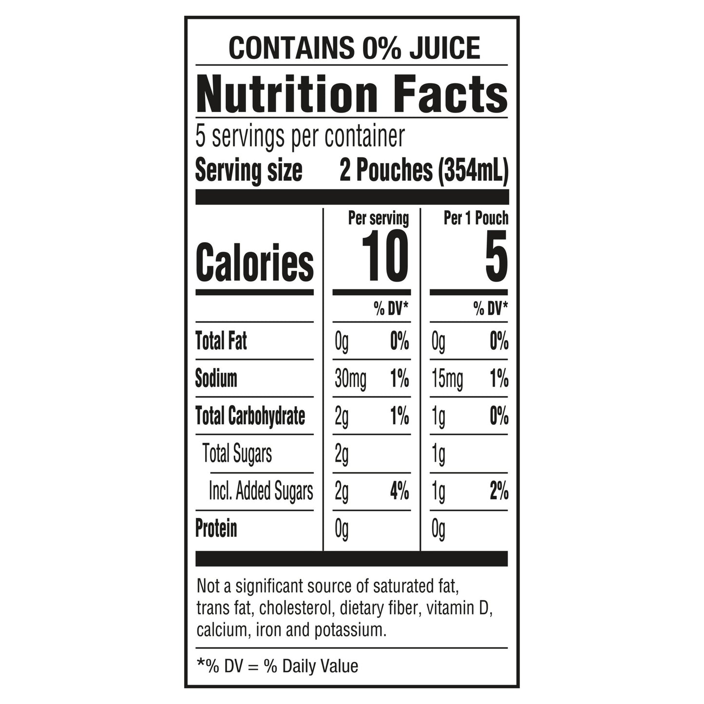 Capri Sun Roarin' Waters Strawberry Kiwi Flavored with other natural flavors Water Beverage, 10 ct Box, 6 fl oz Drink Pouches